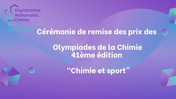 Cérémonie des Olympiades de la Chimie 2025